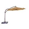 The Home Depot Patio Offset Solar Umbrella - 11 Feet