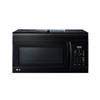 LG 1.6 Cubic Feet Over The Range Microwave/Fan, Black - LMV1600SB