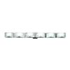 Eurofase Dakota Collection 6 Light Satin Nickel Bathbar