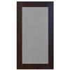 Eurostyle Wood Glass Door Barcelona 16 1/2 x 30 1/8 Choco