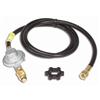 Base Camp Propane Hose/Regulator Assembly for Angle Iron Burners - 5 Feet