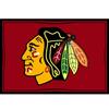 NHL 2 Ft. 8 In. x 3 Ft. 10 In. Chicago Blackhawks Spirit Rug