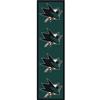 NHL 2 Ft. 1 In. x 7 Ft. 8 In. San Jose Sharks Repeat Rug