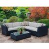 CD Casual Bali Sectional Sofa 3 Piece Set