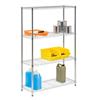 Honey-Can-Do International 4 Tier chrome shelving unit- 250lb