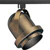 Progress Lighting Alpha Trak Collection Antique Brass 1-light Track Head