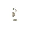 MOEN Eva 1-Handle Posi-Temp Tub & Shower Trim Kit with Eco Performance Showerhead in Brushed Nickel