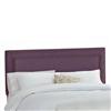 Skyline Furniture MFG. Upholstered Queen Headboard in Premier Microsuede Purple