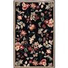 Artistic Weavers Quend Black Wool Accent Rug - 2 Feet 6 Inches x 4 Feet