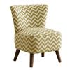 Skyline Furniture MFG. Mid Century Modern Chair in Zig Zag Chartreuse