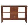 Simpli Home Acadian Console Sofa Table (INT-AXCACA-CONS-ALB) - Light Brown