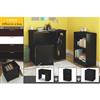 South Shore Axess 3-Piece Office in a Box (7270700) - Black