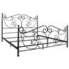 Serta Bed by Bell'O Queen Size Metal Bed (B538QDB) - Dark Bronze