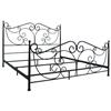 Serta Bed by Bell'O King Size Metal Bed (B540KEB) - Dark Bronze