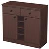 South Shore Morgan Collection Storage Console (7246770) - Royal Cherry