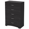 South Shore Step One Collection 5-Drawer Chest (3137035) - Grey Oak