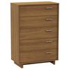 South Shore Fynn Collection 5-Drawer Chest (3226035) - Harvest Maple