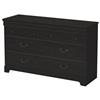 South Shore Quilliams Collection 6-Drawer Dresser (3377027) - Ebony