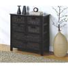 Monarch Basket Drawer Chest (i8955) - Antiqued Black