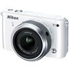 Nikon 1 S1 10.1MP Mirrorless Camera with 11-27.5mm VR Lens - White