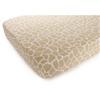 Carter's® Carter's Printed Tan Giraffe Fitted Sheet