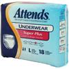 Attends® Underwear Super Plus with Leakage Barriers