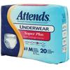 Attends® Underwear Super Plus with Leakage Barriers