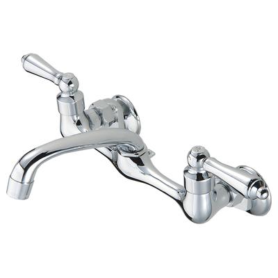 1762 20110714 1234 06872 Glacier Bay 2 Handle Wallmounted Kitchen Faucet Ch 